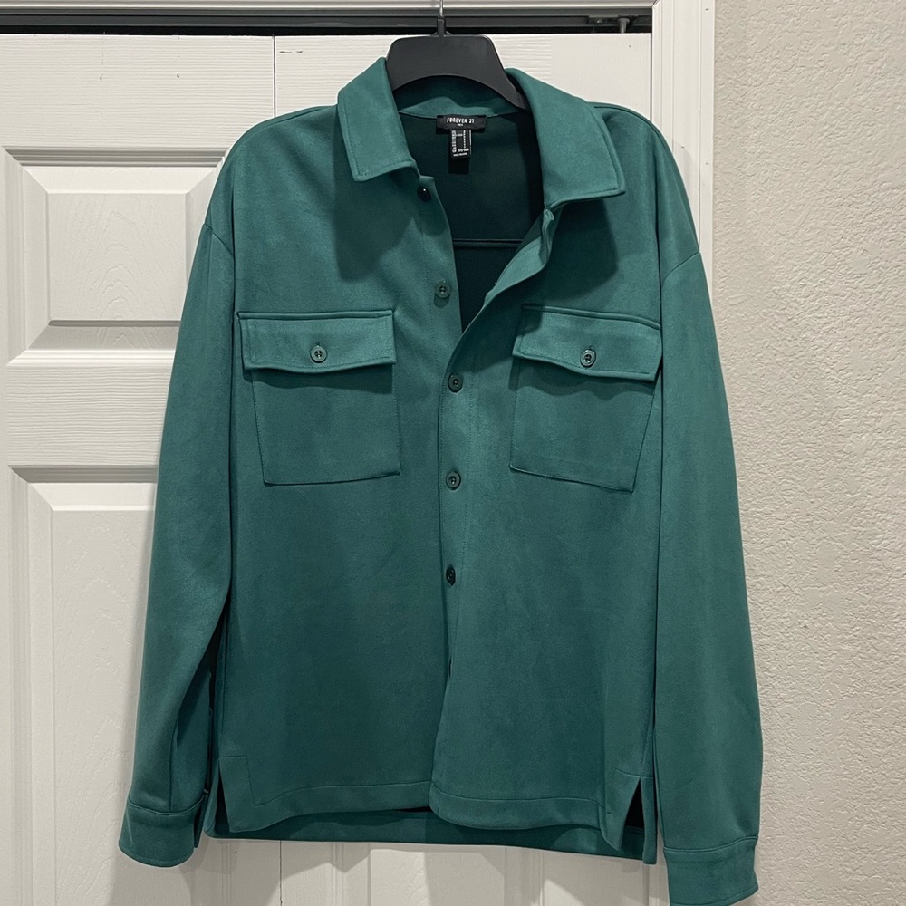 NEW Forever 21 Faux Suede Shacket Size Small